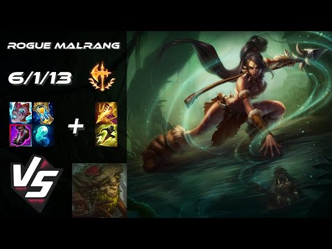 Rogue Malrang JUNGLE Nidalee vs Ivern - EU Challenger Patch 25.S1.3