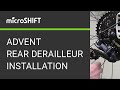 microSHIFT ADVENT 1x Rear Derailleur Installation