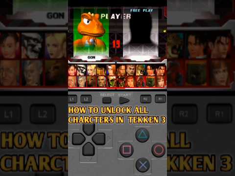How to unlock All players in Tekken 3#tekken3