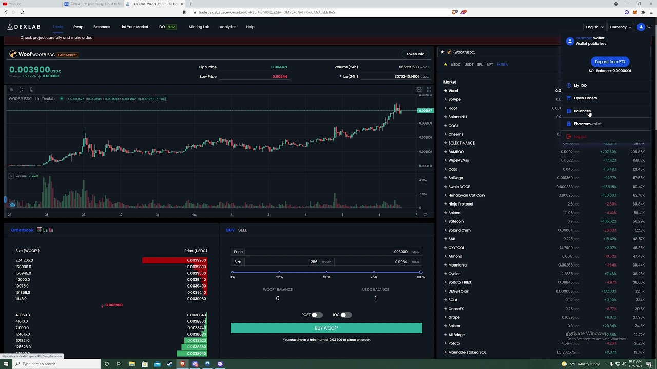 How to use DexLab to trade | DexLab guide.