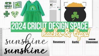 MUST SEE CRICUT DESIGN SPACE HACKS IN 2024