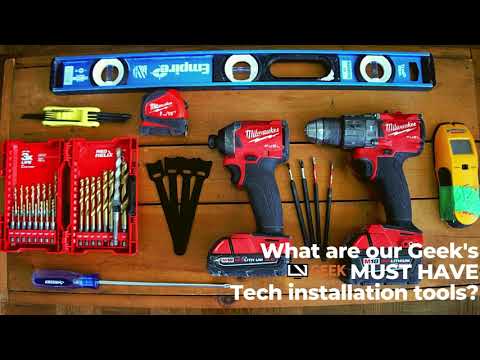 TV mounting tools required to Start mounting your TV on any wall