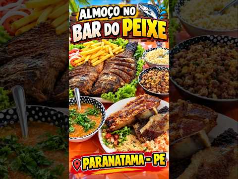 🐟 ALMOÇO NO BAR DO PEIXE EM PARANATAMA! PEIXE DE 1,5 KG, COSTELA NO BAFO E MUITO MAIS!