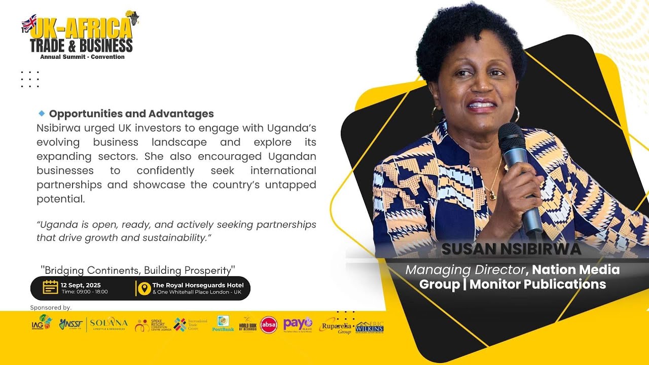 Ms Nsibirwa: Was Inspired by Uganda’s Expanding Opportunities Beyond Agriculture | UK–Africa Summit