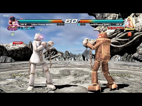 Grass Toucher (Mokujin) vs TheBitch (Mokujin) - Tekken 7