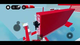 I complete the red and white wall hop tower