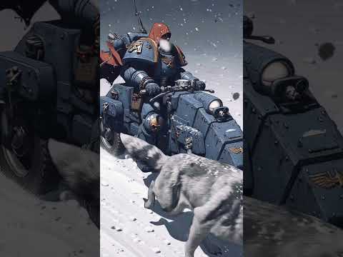 Un Lobo Espacial patrulla con su cachorro