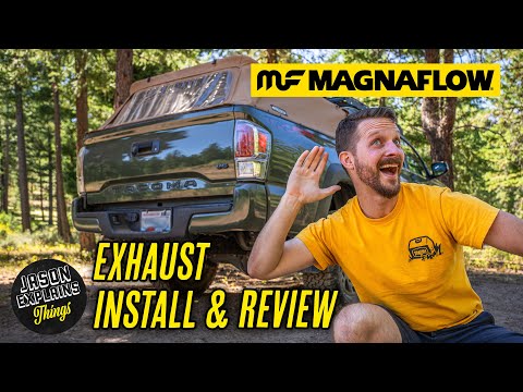 Toyota Tacoma MagnaFlow Overland Exhaust! Performance + Ground Clearance!