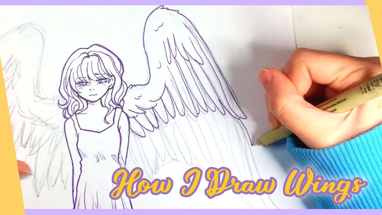 How I Draw Angel Wings (Tutorial)