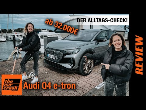 Audi Q4 e-tron (2022) Mein Alltags-Check mit dem Elektro SUV ab 32.000€! Fahrbericht | Review | Test