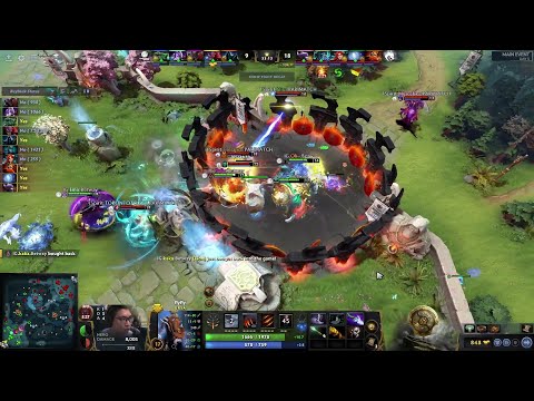 Team Spirit win games 1 vs Invictus Gaming, TI 10 Lower Bracket