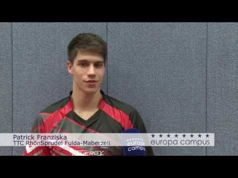 Ein Portrait der EC Studenten über Tischtennis Europameister Patrick Franziska.