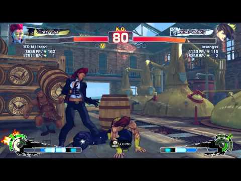 JID M Lizard (CV) vs insangss (YA) | SSF4: Arcade Edition PC - Ranked Match