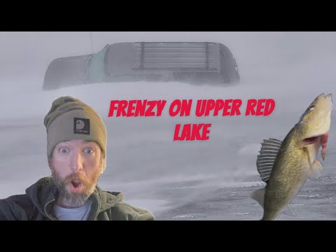 HAMMERED Walleyes on Upper Red Lake | Ice Camping
