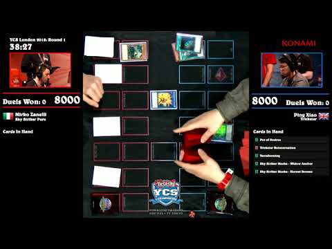 Yu-Gi-Oh!...2018 YCS: Championship Series London Series! | Final | Sky Striker Pure vs Trickstar.