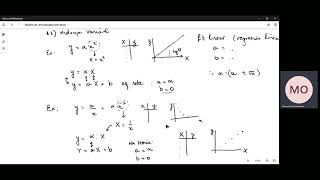 Linearização - Exemplos - Física Experimental