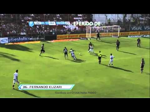 Gol Elizari Unión 0 Quilmes 2 Fecha 3  Torneo Final 2013