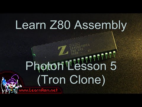 Z80 Tron Clone - Player and CPU movement - Multiplatform code Part 4/4 - Lesson Photon5