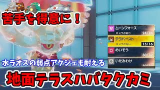 [ポケモンSV]ハバタクカミ対策を対策しろ！地面テラバ瞑想痛み分けハバタクカミ[ゆっくり実況]