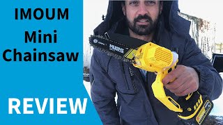 How good is it? The IMOUM 21V Electric Chainsaw