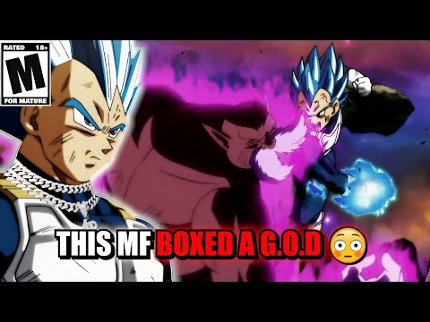 That time Vegeta boxed a LITERAL GOD OF DESTRUCTION AND WON! (Vegeta fans we up)