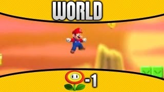 New Super Mario Bros. 2 - World Flower-1 100% All Star Coins & Secret Exit