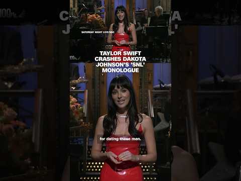 Taylor Swift crashes Dakota Johnson's 'SNL' monologue