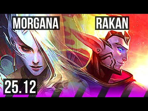 MORGANA & Lucian vs RAKAN & Xayah (SUP) | KR Master | 25.12