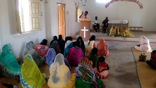 Our Shepherd's Voice Foundation ministry at Emmanuel Church, Punganur Village on 25-03-18.