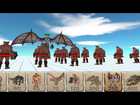 Ogre Lord vs gargoyle in arbs mobile | arbs mobile| arbs |