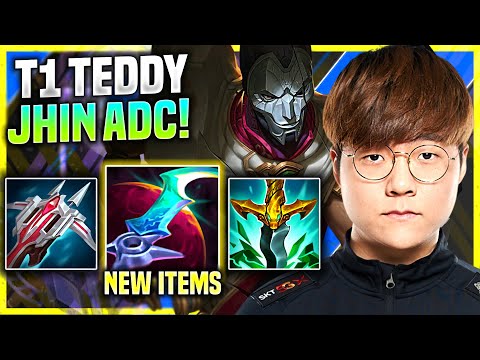 TEDDY THE JHIN GOD WITH NEW ITEMS! - T1 Teddy Plays Jhin ADC vs Draven! | Preseason 11