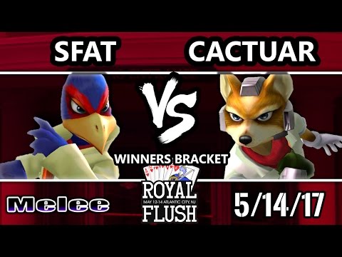 Royal Flush SSBM - CLG | SFAT (Fox, Falco) vs. SPY | Cactuar (Fox) - Smash Melee