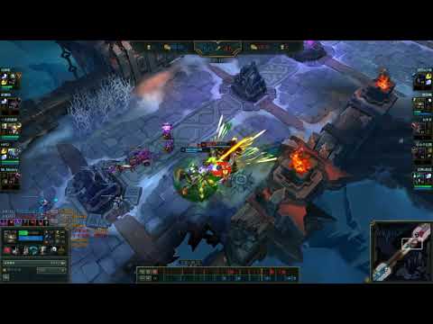 Urgot ult while eaten by Tahm Kench