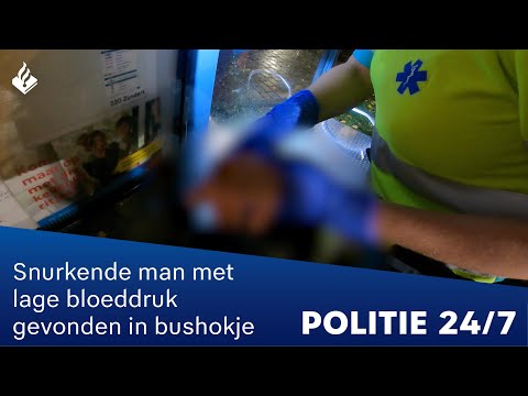Snurkende man gevonden in bushokje | POLITIE 24/7