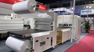 Máy Quấn Mút Xốp - Màng PE 2 Lớp tự động Woodmaster