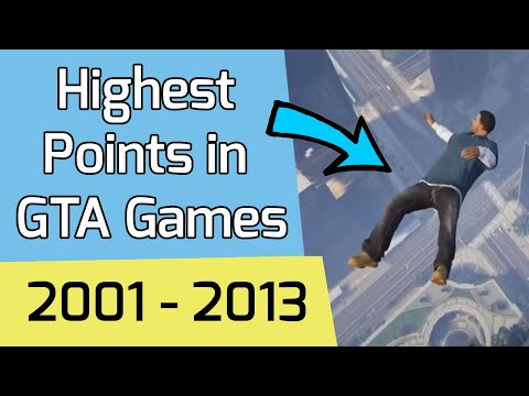 Evolution of Jumping From the Highest Points in GTA Games (2001-2013)
