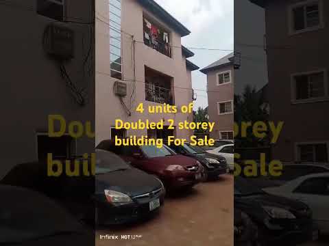 4 units of doubled 2 storey buildings For Sale.
