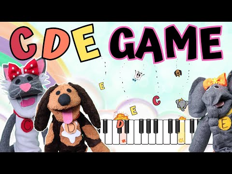 PIANO Video GAMES for Kids | CDE Piano | Learn the Notes and Keys C, D and E