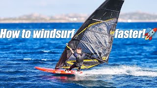 How to GO FASTER than 55km/h🚀 | Windsurf Tutorial