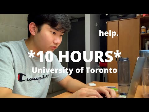 I Studied for 10 HOURS in ONE DAY for my EXAM | University of Toronto