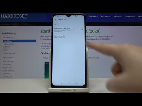 How to Enable Battery Percentage – Current Battery Level in ALCATEL 3X 2020