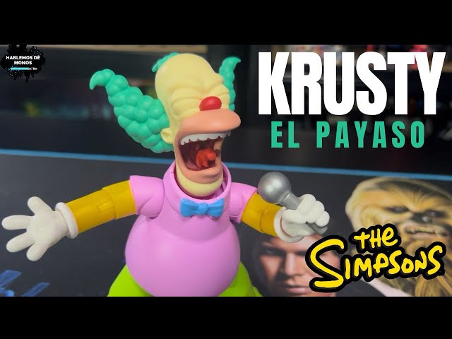Vídeo relacionado con Los Simpsons - Figura Krusty de 13 cm Totalmente articulada - Figura Coleccionista de los Simpsons - para Niños 3 Años +