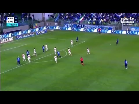 O gol contra do Rafinha, vitória do Cruzeiro 1x0 São Paulo