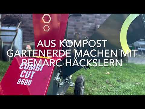 Kompost zu Gartenerde machen für Beete und Gärten mit dem REMARC Combi Cut 9600