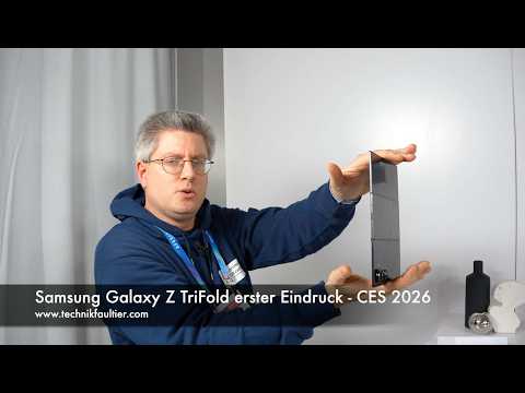 Samsung Galaxy Z TriFold first impressions - CES 2026