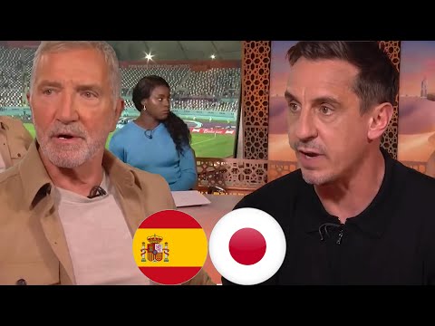 Graeme Souness & Gary Neville Reaction to Spain 1-2 Japan I Germany are out of the World Cup