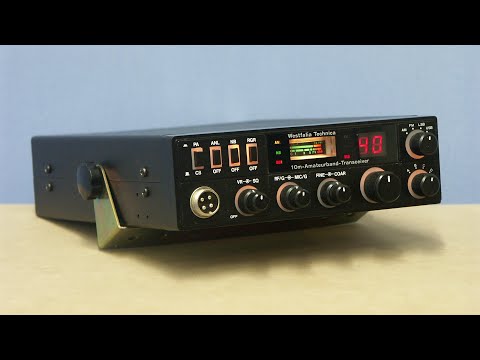 Westfalia Technica 10m Amateurband Transceiver (strange radio)