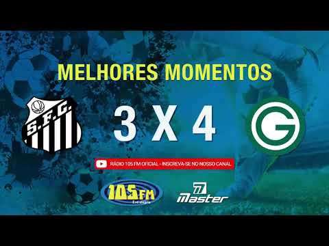 Melhores Momentos Santos 3x4 Goiás Campeonato Brasileiro