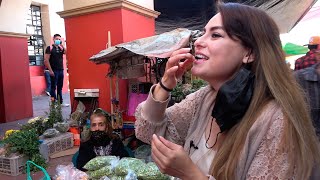 Comiendo en el MERCADO de Tlaltenango - ALMA CORONEL