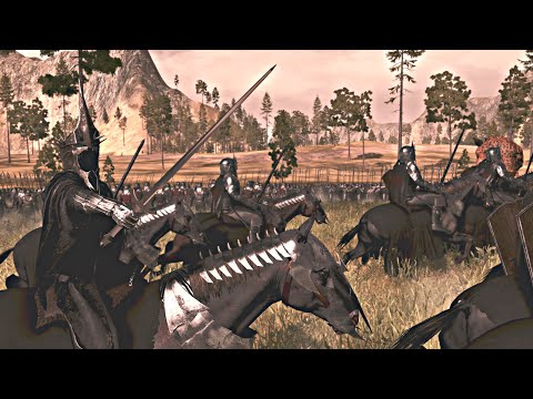 The Legions of Sauron Against the Human of Middle-Earth - Lord of the Rings Cinematic battle